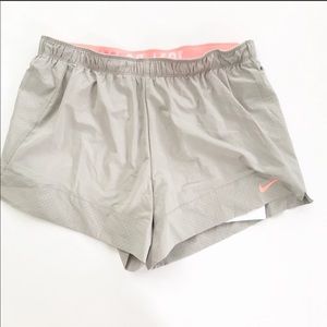 Nike Shorts Womens XL NEW Grey Neon
